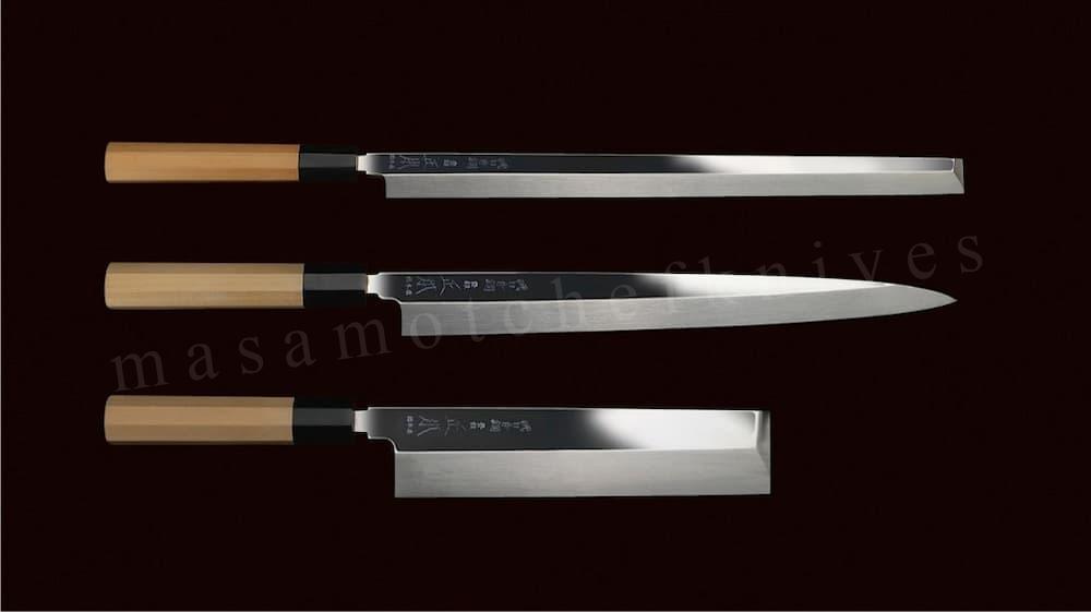 Masamoto Honyaki knives Japanese knives_beautiful mirrored knife_Usuba