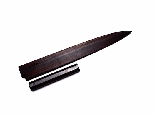 Masamoto Ebony handle with the saya 2